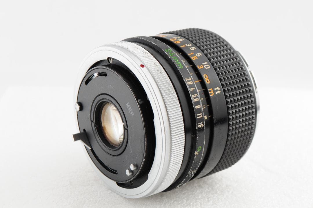 Canon FD 24mm f2.8 Oマーク　人気の単焦点レンズの完動品です