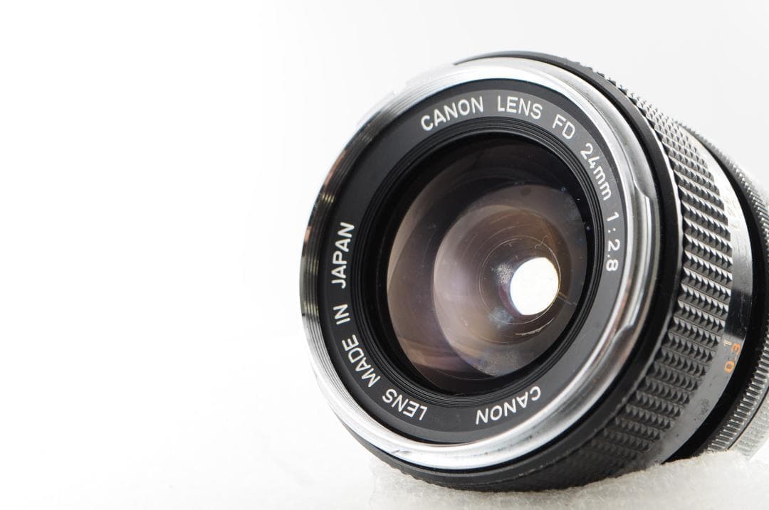 Canon FD 24mm f2.8 Oマーク　人気の単焦点レンズの完動品です