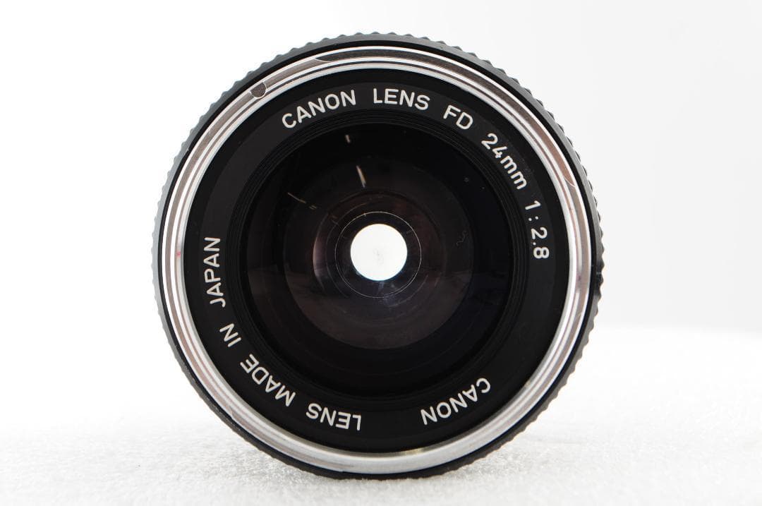 Canon FD 24mm f2.8 Oマーク　人気の単焦点レンズの完動品です