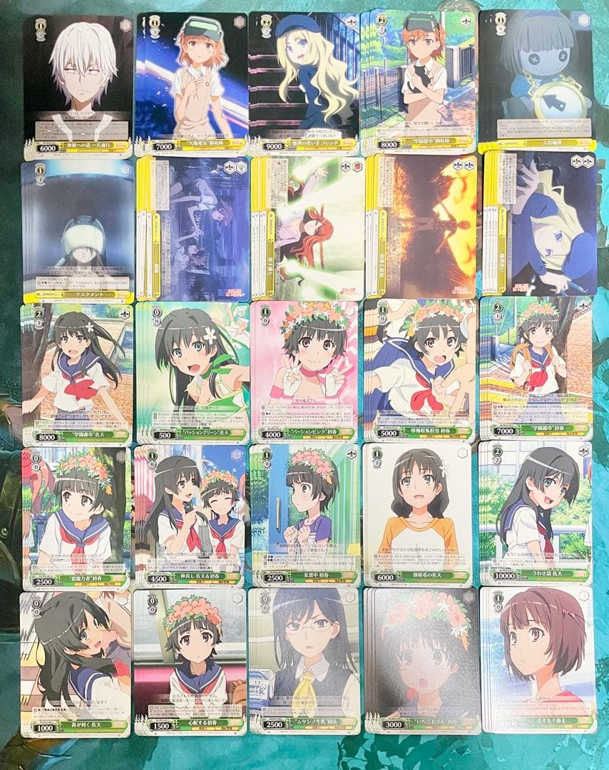 ヴァイス 禁書目録＆超電磁砲 ブースターパック3種 RR以下 4コン おまけ付き