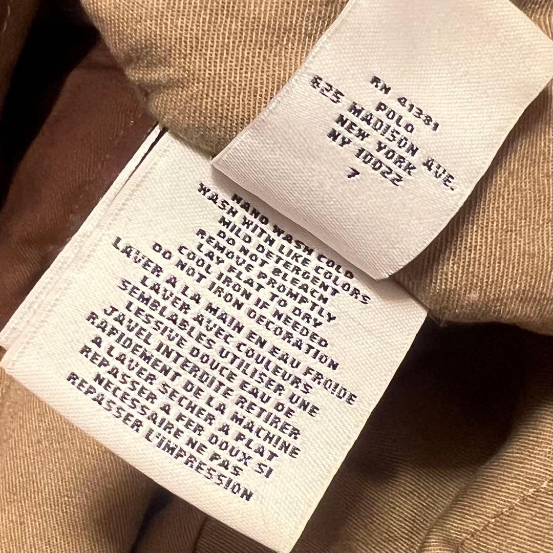 RUGBY RALPH LAUREN イヤーフラップキャップ L/XLネイビー