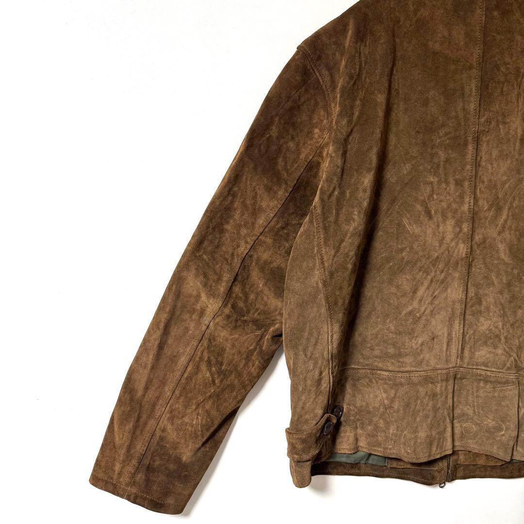 00s J.CREW ジェイクルー スウェード レザージャケット ブルゾン