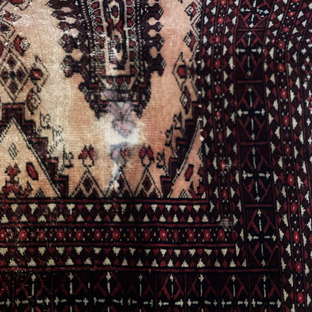 【在庫整理／大幅値引】145×90パキスタン・ラホール産 ヴィンテージラグ