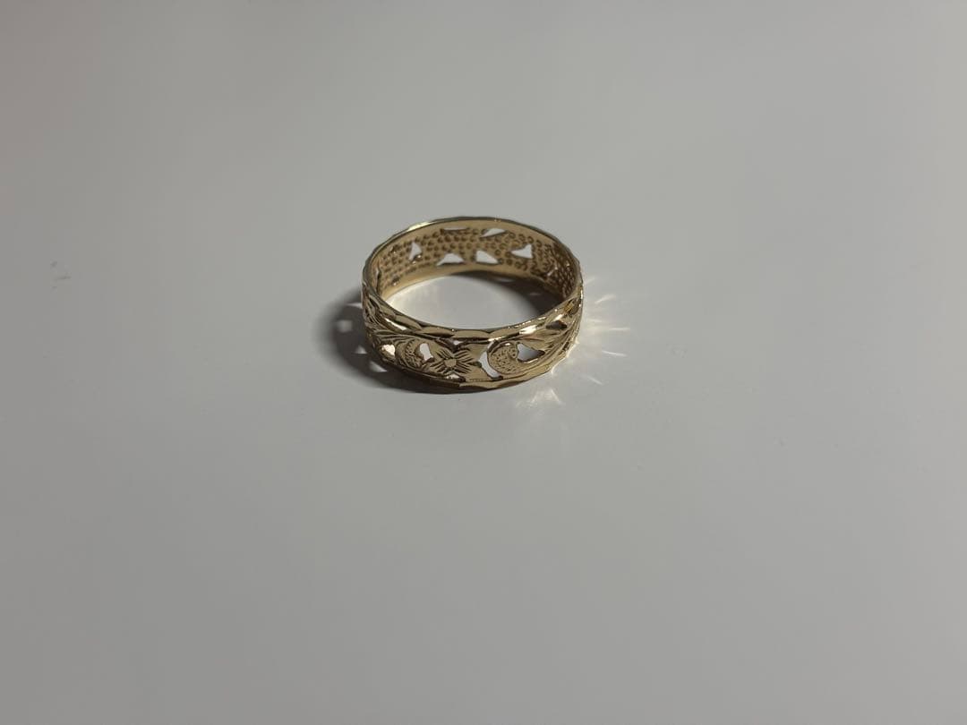 PEICHAN　14金16号LMA ゴールドリング オリジナルポーチ付き