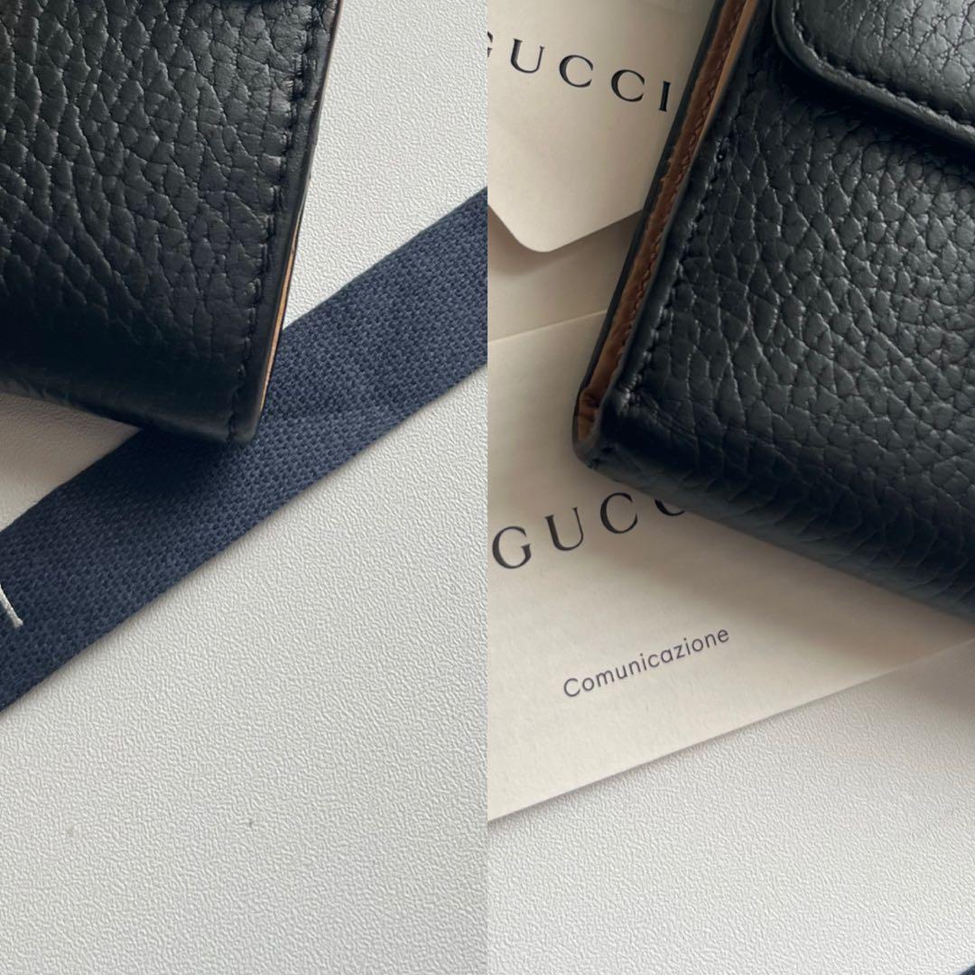 92 極上美品 GUCCI グッチ 2つ折り財布