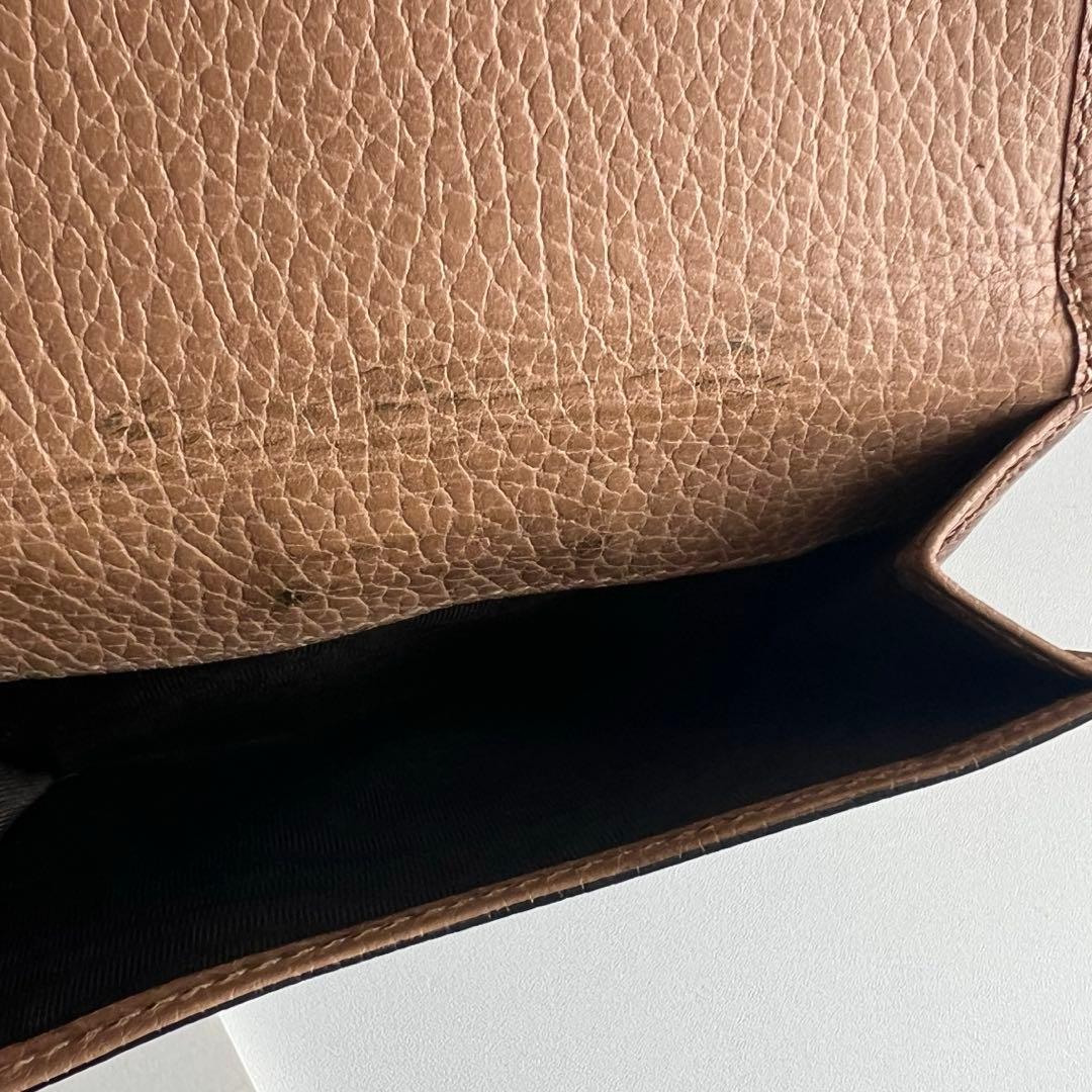 92 極上美品 GUCCI グッチ 2つ折り財布