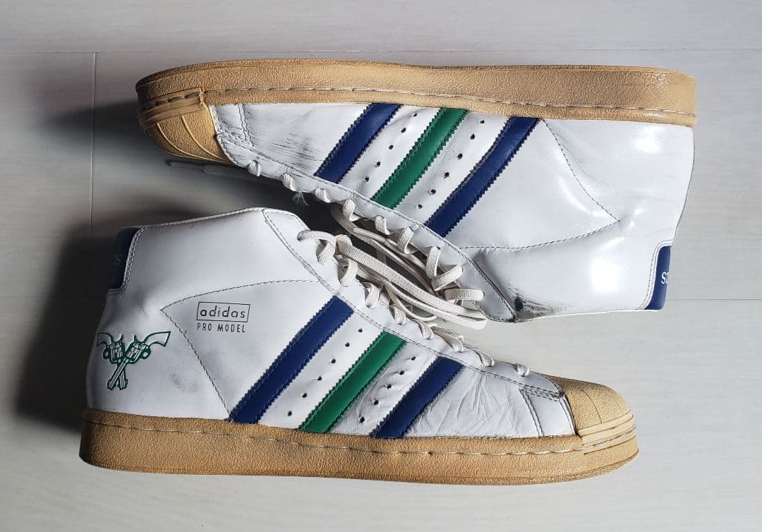 靴 adidas promodel 1970 pistol pete vintage