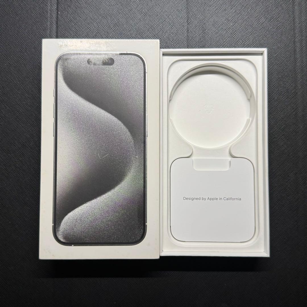 iPhone 15 Pro 512GB SIMフリー ホワイトチタニウム