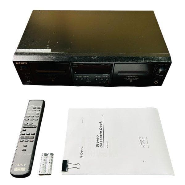 SONY TC-WE475 ツインリバースカセットデッキ