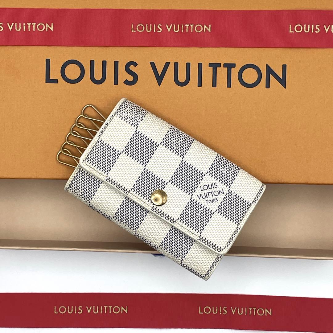 ルイヴィトン ダミエアズール ミュルティクレ6 6連キーケース