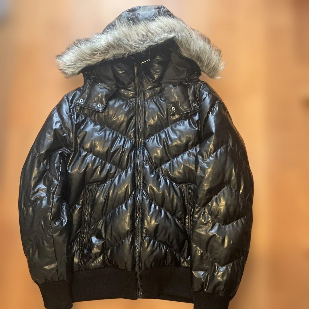 UNIQLO オールドユニクロ ファーダウンジャケット ブラックY2K 3way