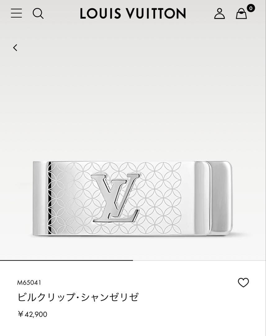 ルイヴィトン マネークリップ VUITTON ビルクリップ シャンゼリゼ
