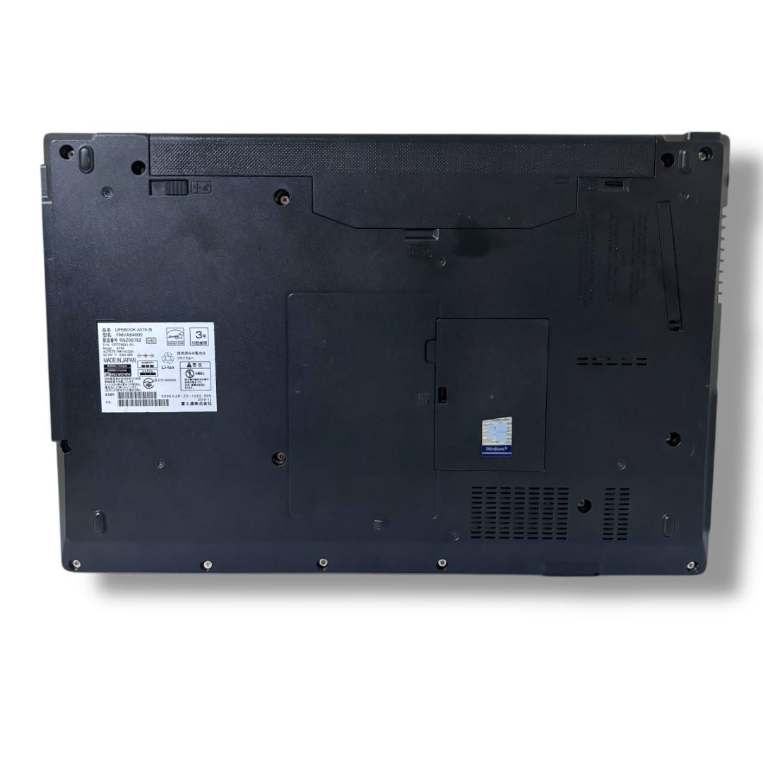 富士通 A579/B 第8世代 i3 メモリ8GB SSD512GB