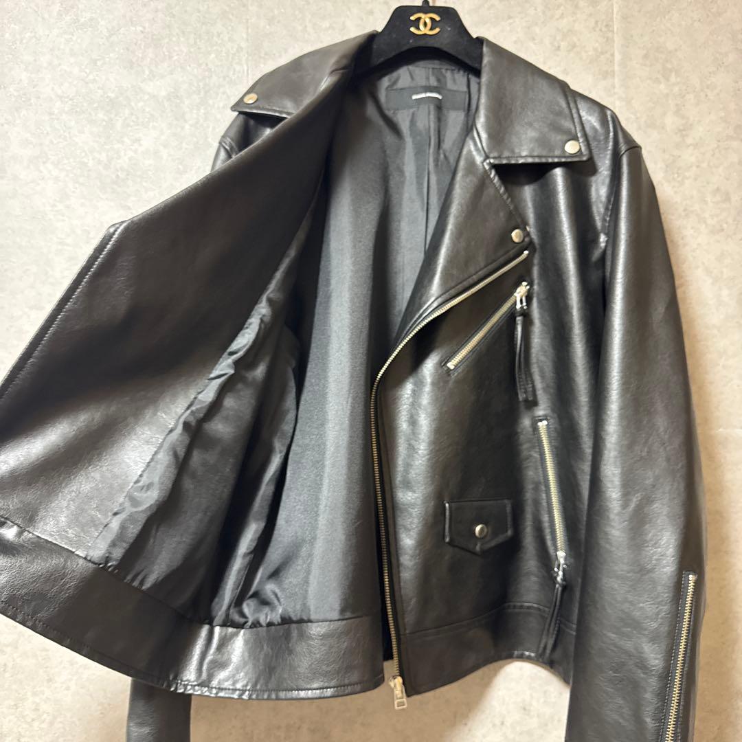 ジャーナルスタンダード ダブルライダースジャケット 黒 EZ46 美品