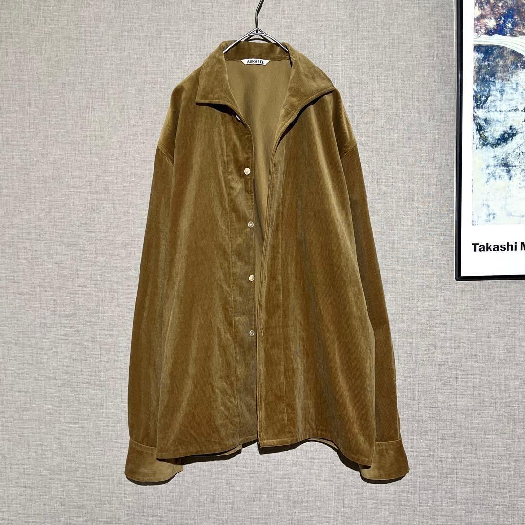 トップス Auralee FINX CORDUROY SHIRT sample