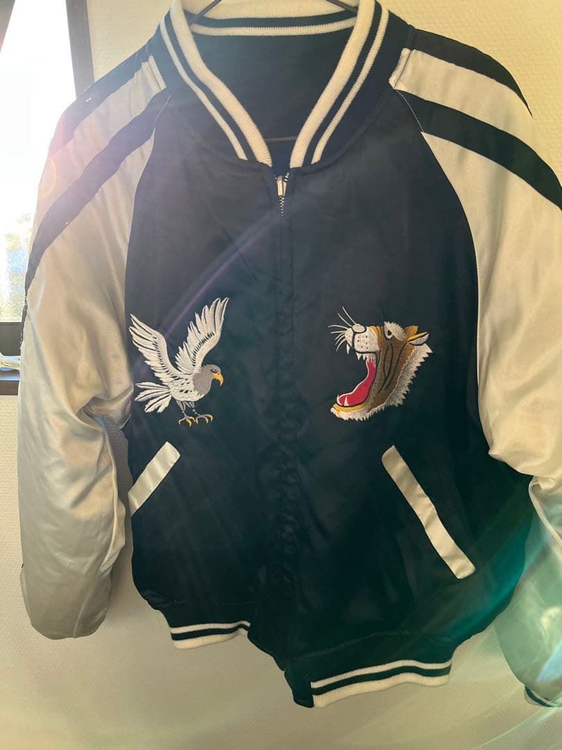 リバーシブル　スカジャン　90s ベロア