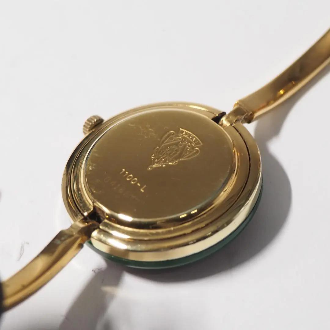 美品 グッチ GUCCI チェンジベゼル バングルウォッチ 腕時計 F601