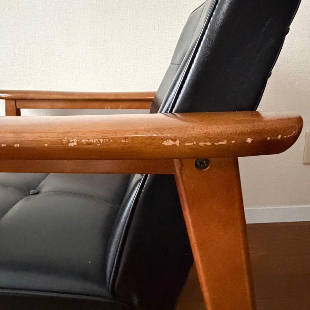 【座面交換済】オールドカリモク Kチェア 1シーター