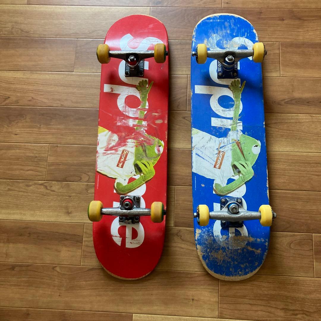 マサハル　青だけ　supreme skateboard