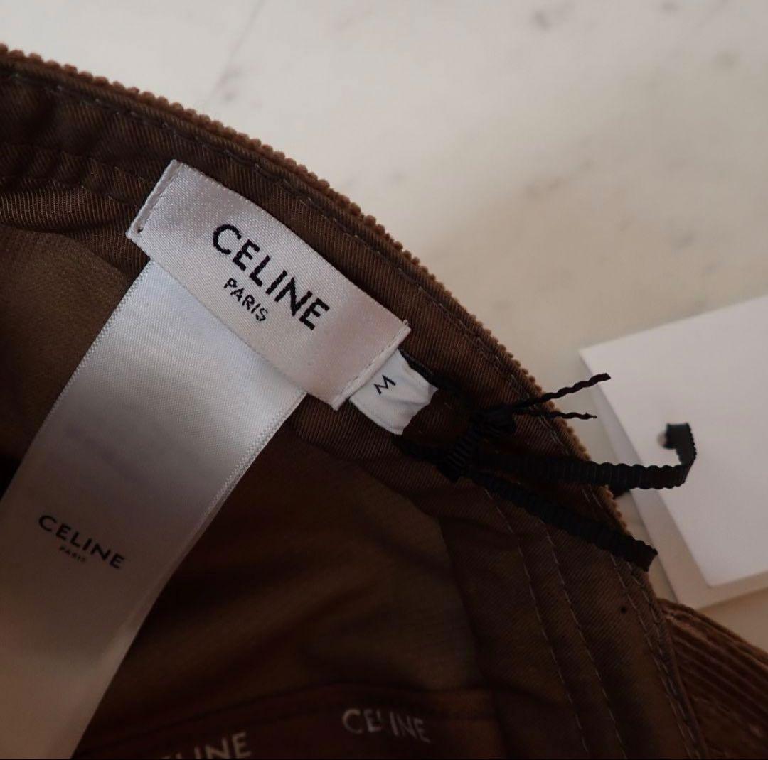 セリーヌ トリオンフコーデュロイ ベースボールキャップ