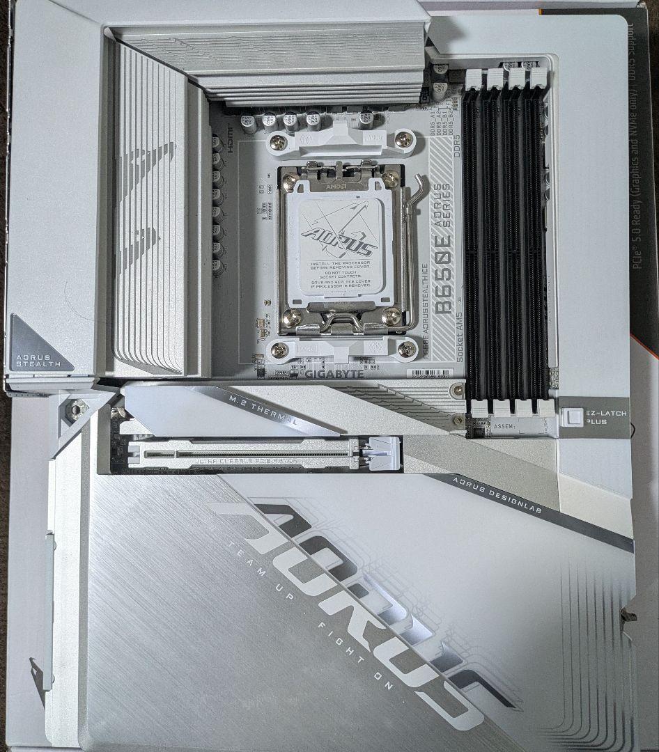 マザーボード GIGABYTE B650E AORUS STEALTH ICE