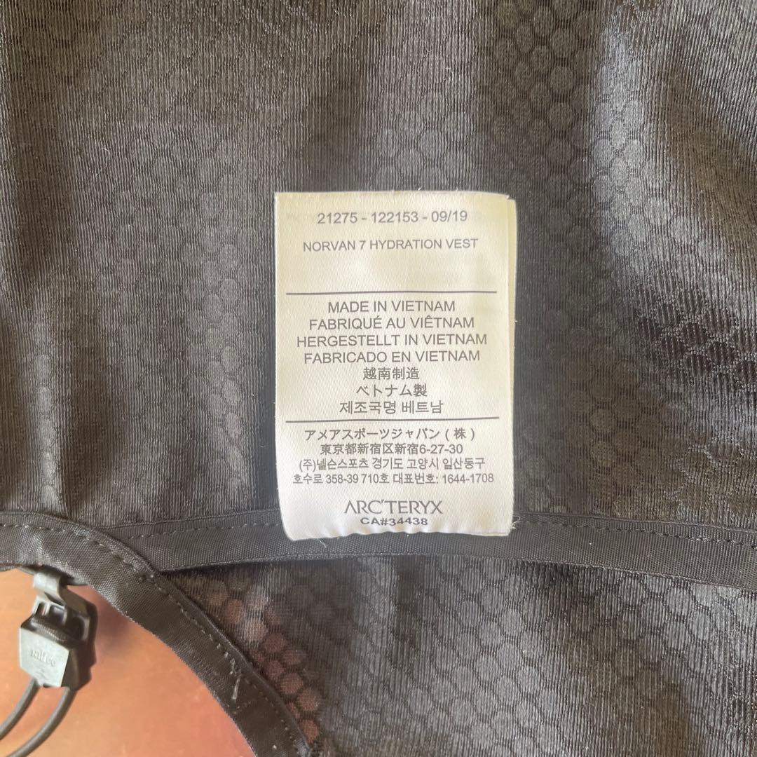 ARC'TERYX Norvan7 Vest M ノーバン7ベストメンズMサイズ
