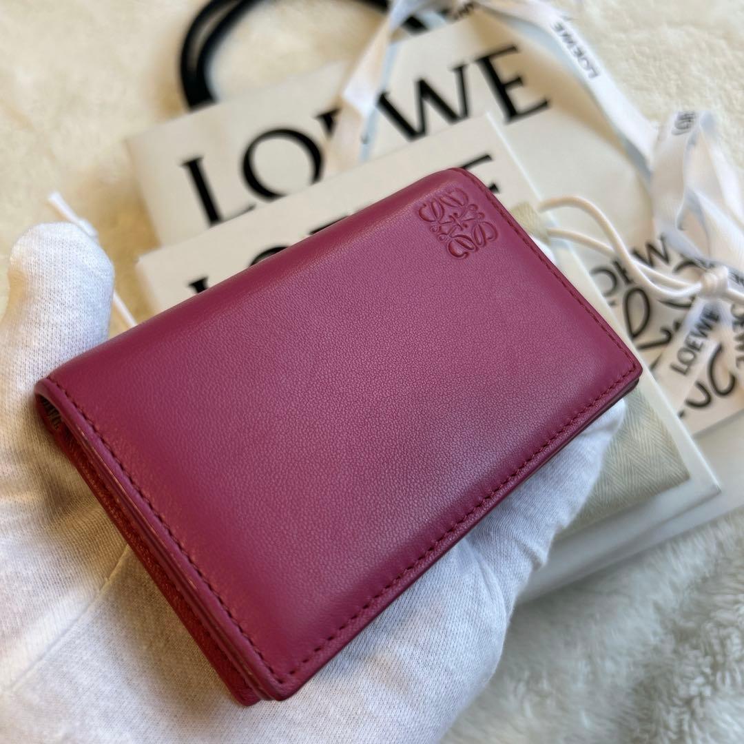 【美品】LOEWE ロエベ カードケース 名刺入れ