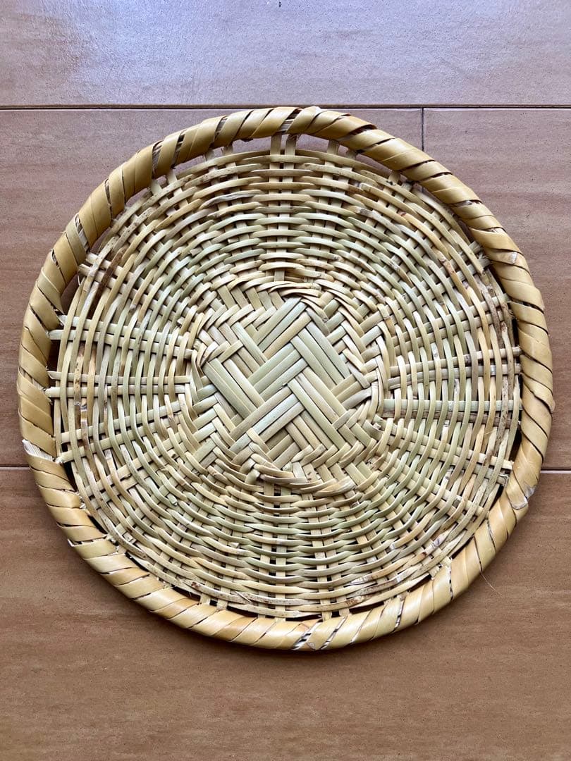 天然根曲り竹使用 戸隠ざる ７寸