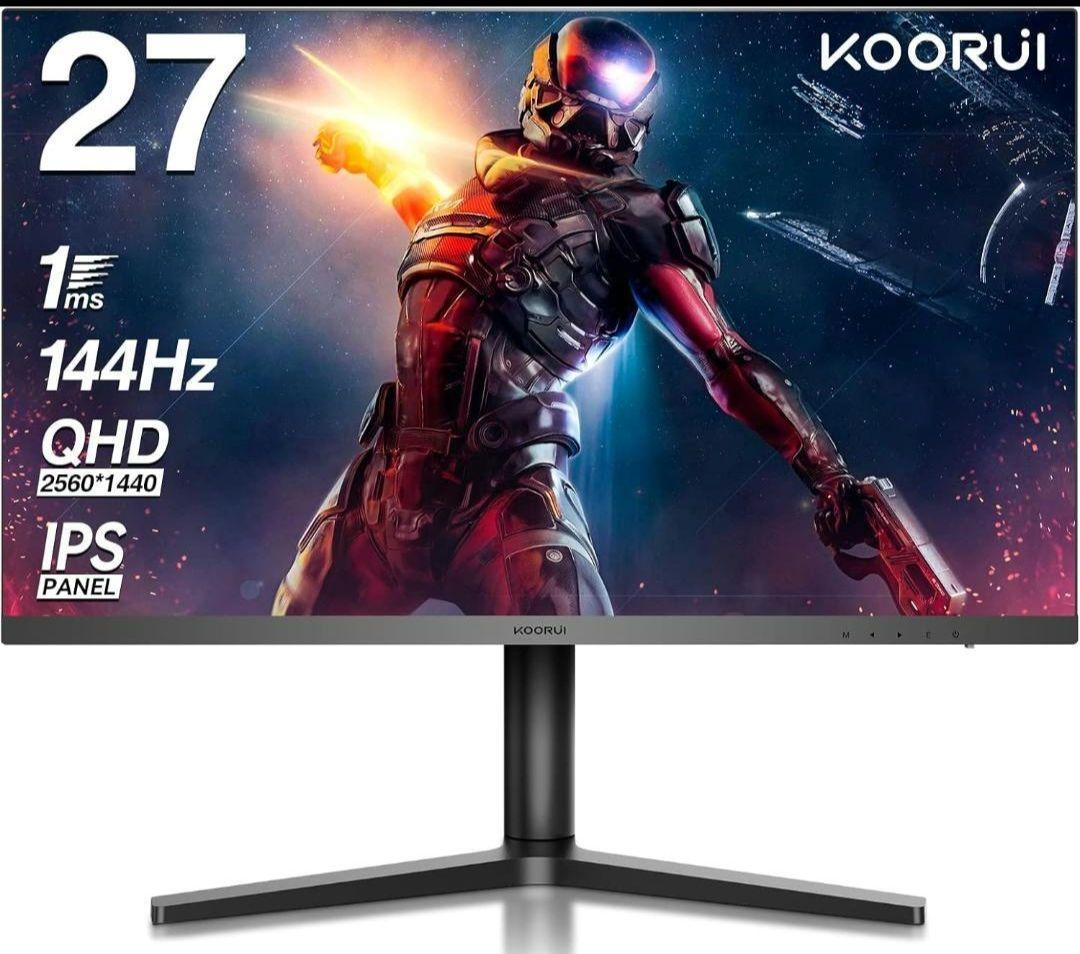 美品KOORUI ゲーミングモニター 27E1QA 27インチ