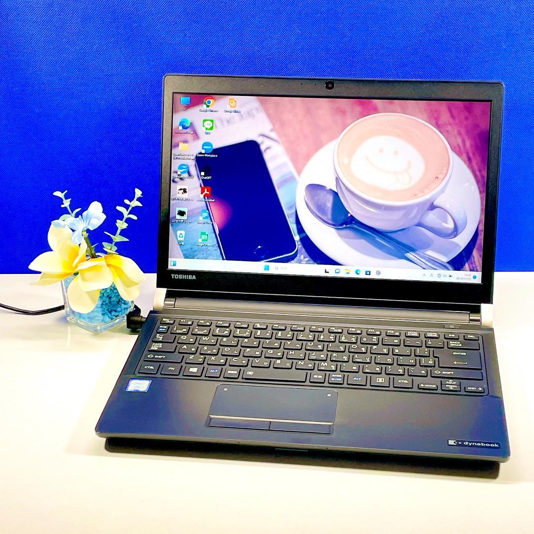 即利用OK！Windows11✨快適SSD✨東芝カメラ付小型ノートパソコン軽量