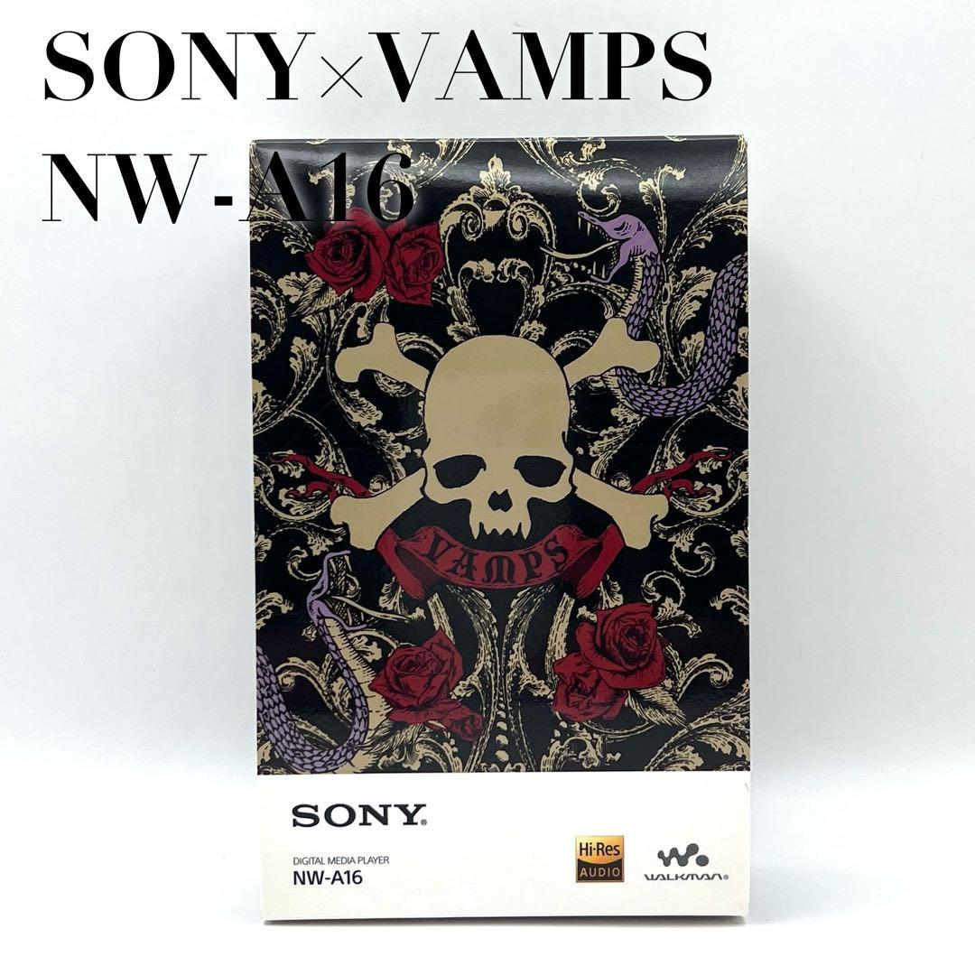 【新品】SONY VAMPS コラボ ウォークマン NW-A16 ストラップ付