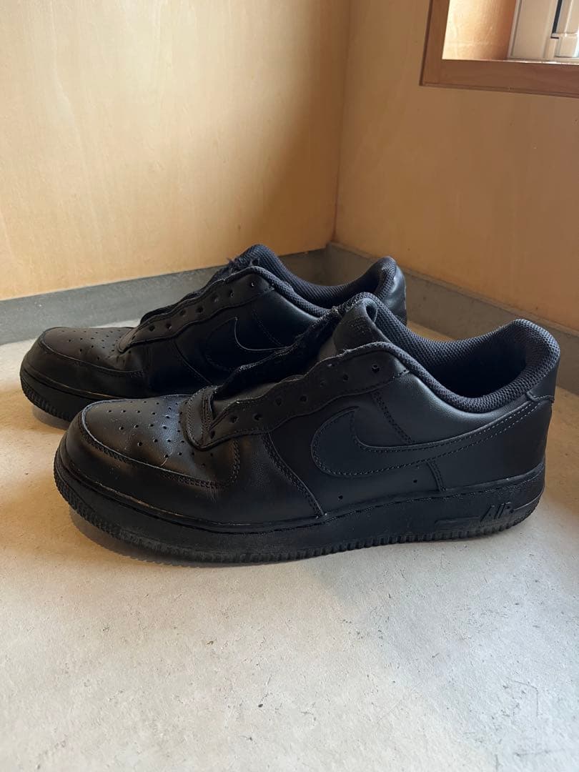 NIKE AIR FORCE 1 ブラック 黒 26.5cm 箱なし