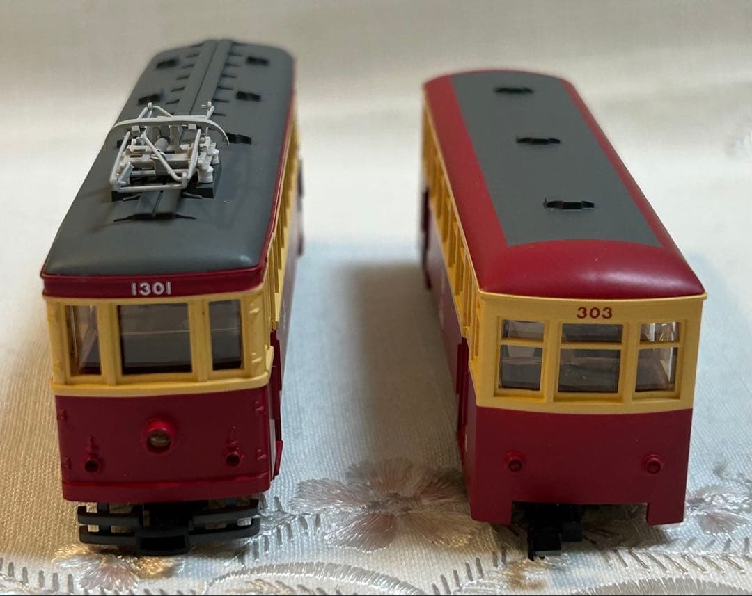 トミーテック 富井電鉄　猫屋線 直通用路面電気機関車＋客車/貨車セット　2両2点