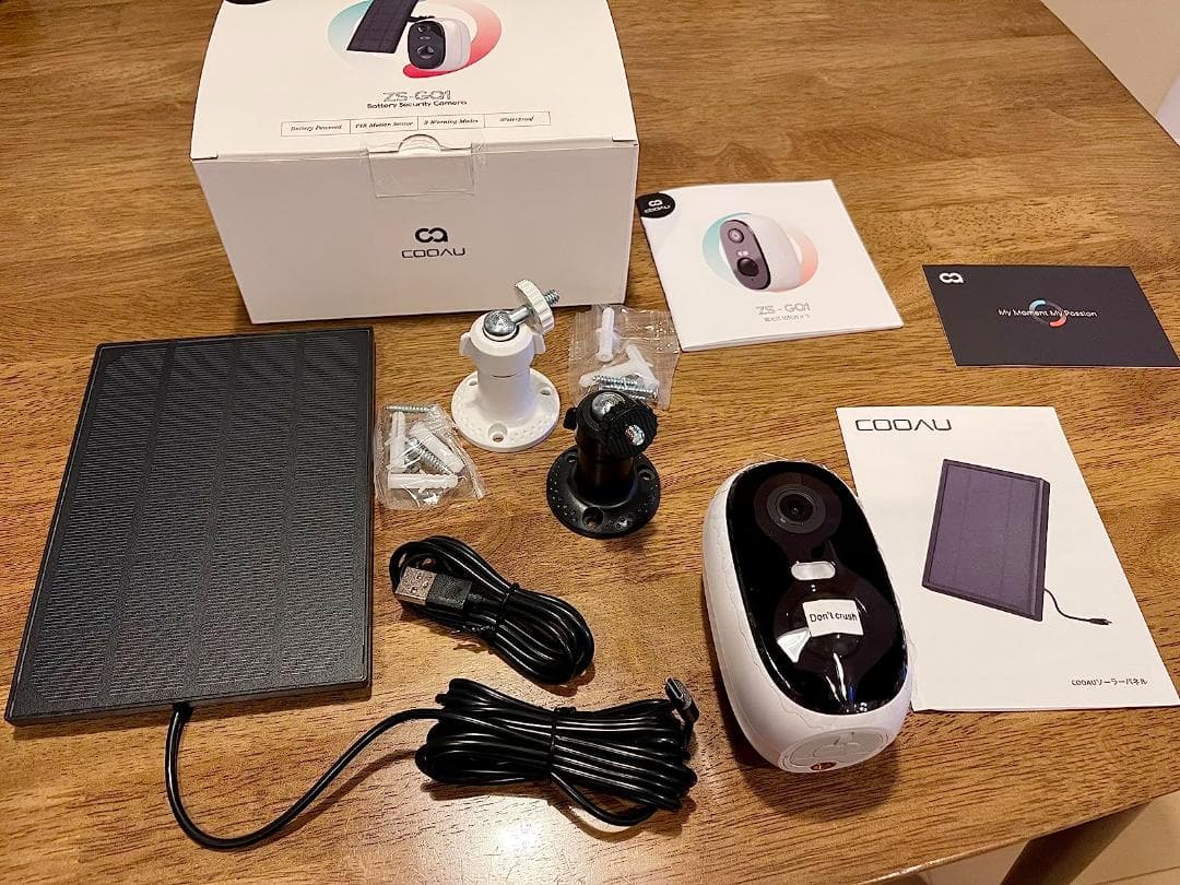 太陽光充電 300万高画素 防犯カメラ