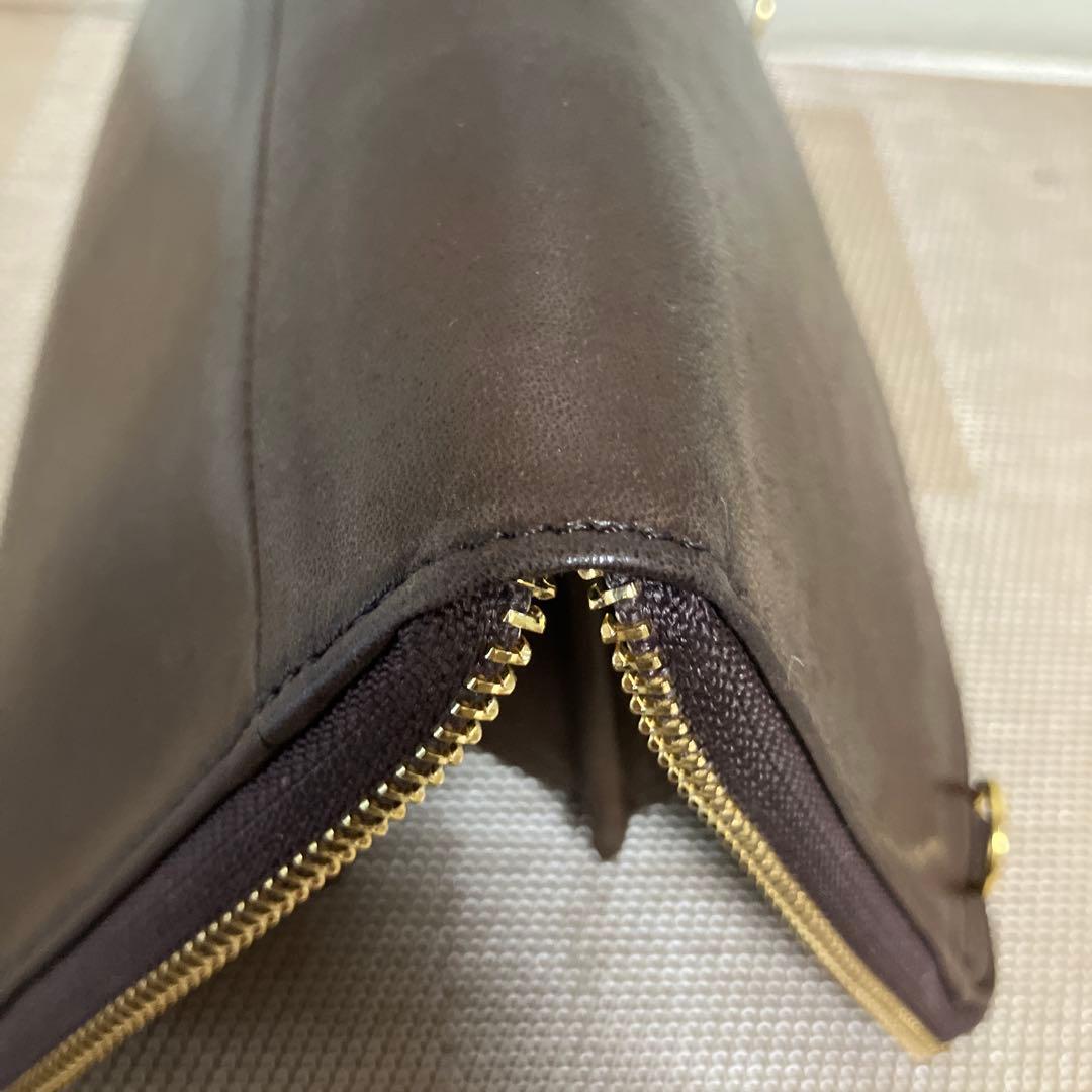 PORTER.ダークブラウンレザー 長財布