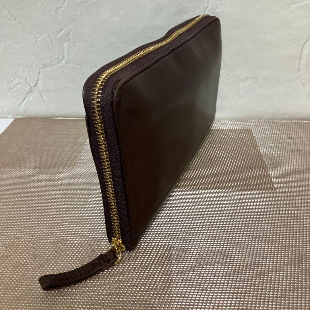 PORTER.ダークブラウンレザー 長財布