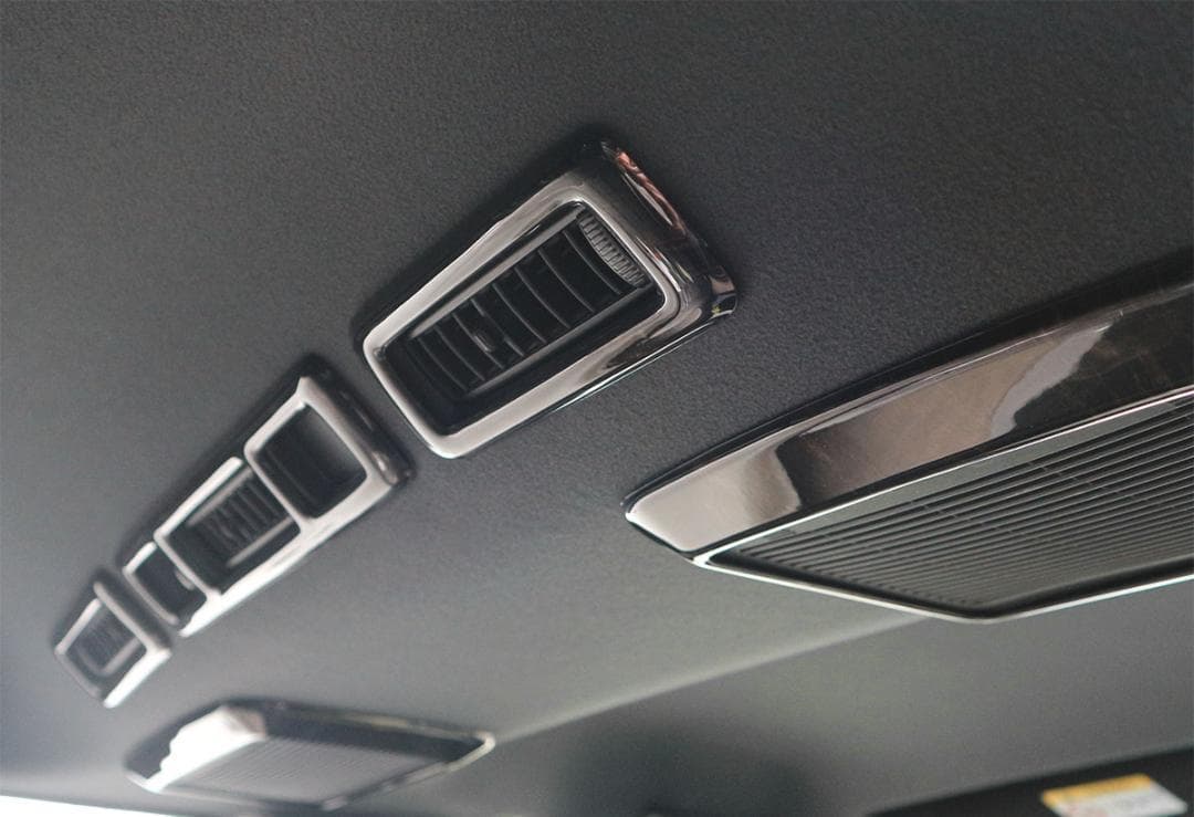 ハイエース 200系 黒木目 リアエアコンパネル インテリアパネル