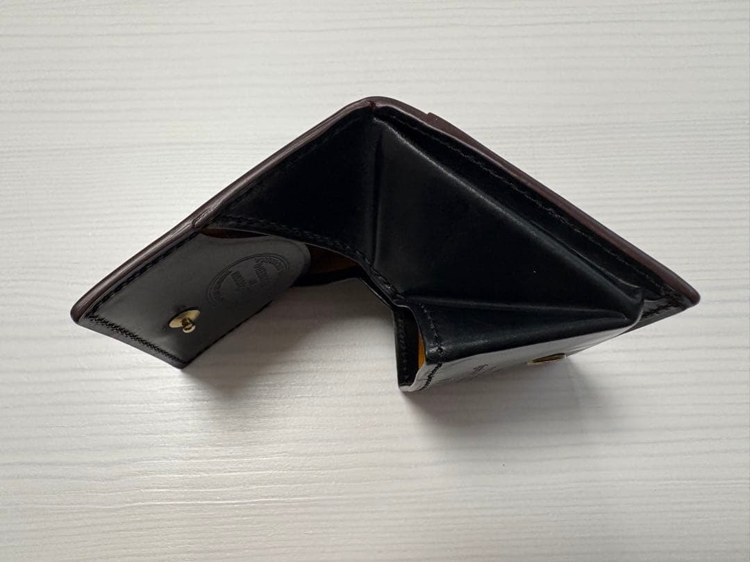 【タイムセール】GANZO シェルコードバン2 小銭入れ ブラック ホーウィン社