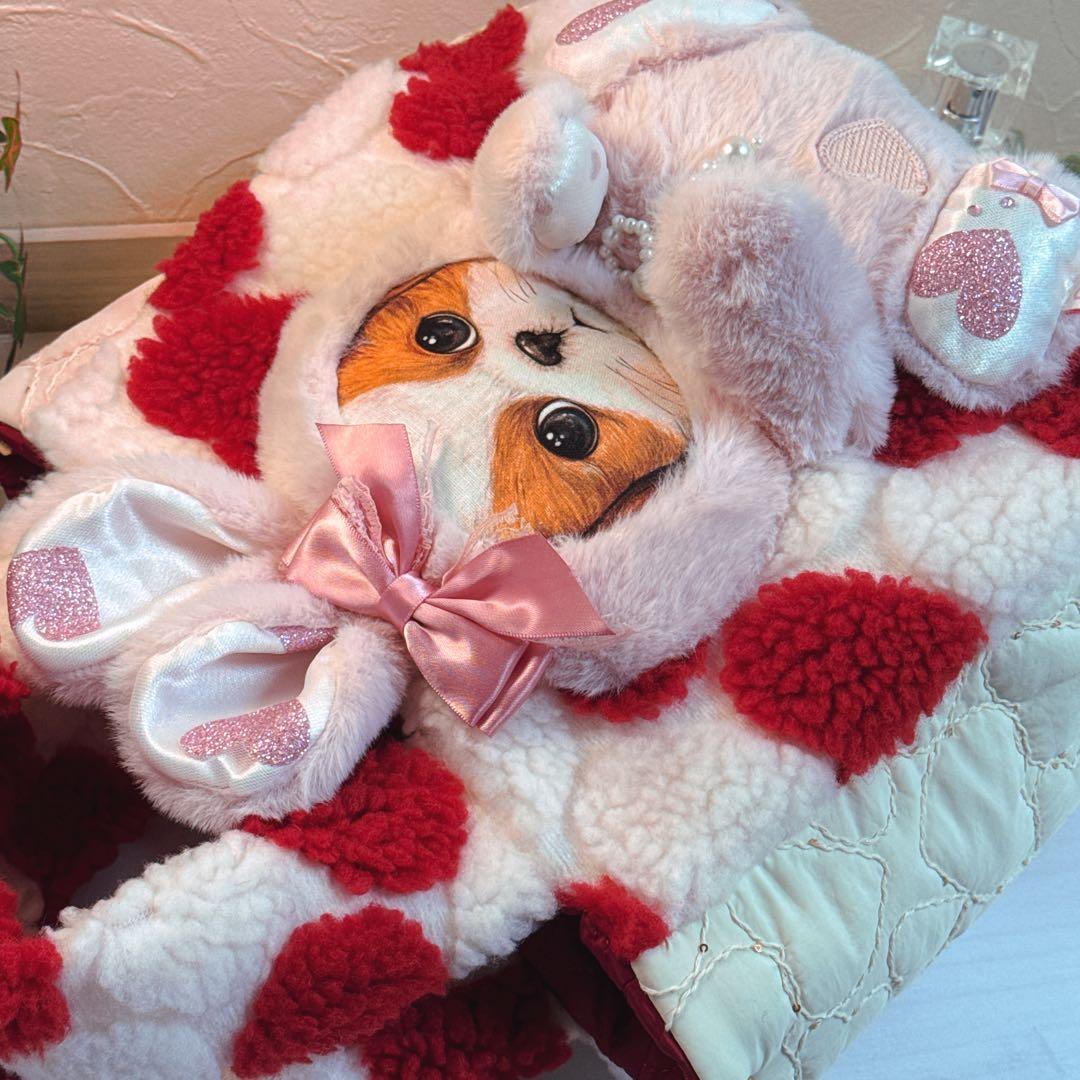 あ*き様 コヤンイサムチョン♡bigうさ着ぐるみアンコちゃんのハートのラウンドト