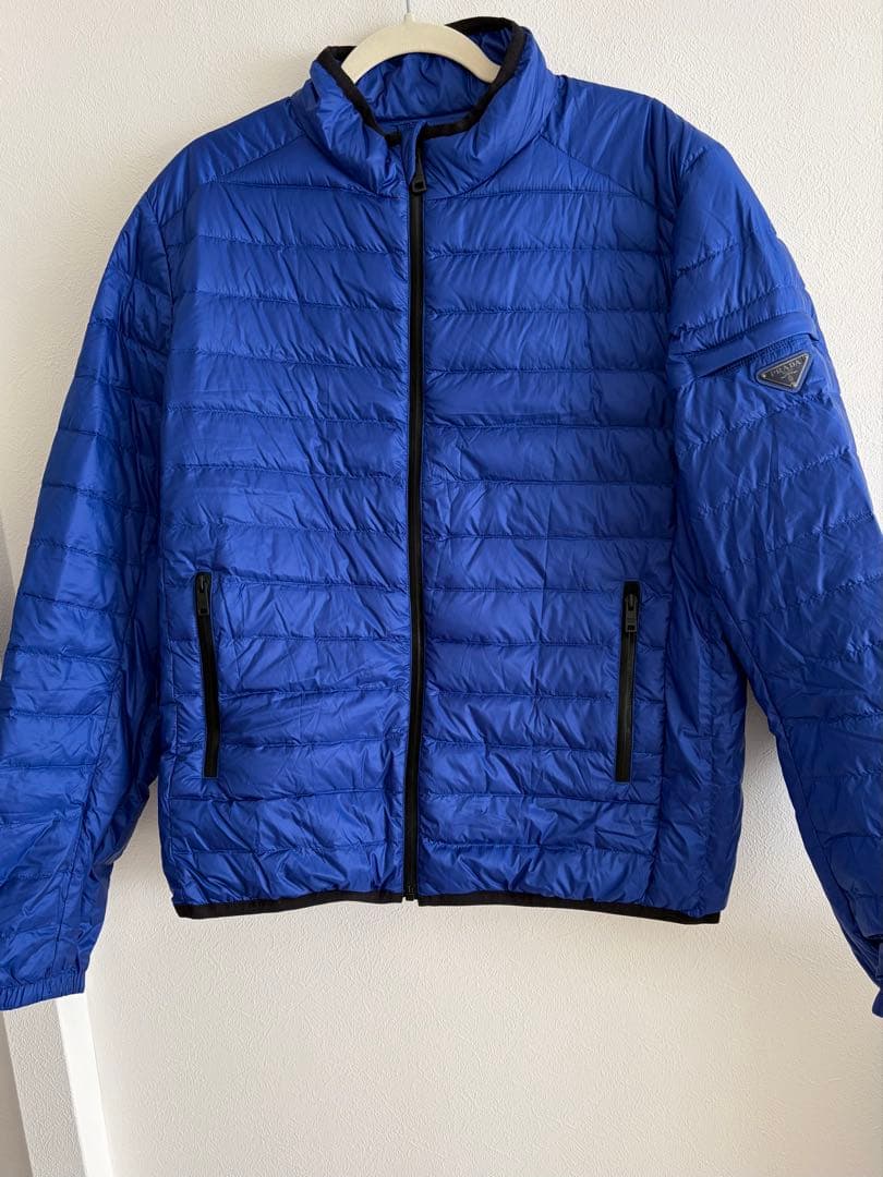 PRADA ダウンジャケット サイズ52 青
