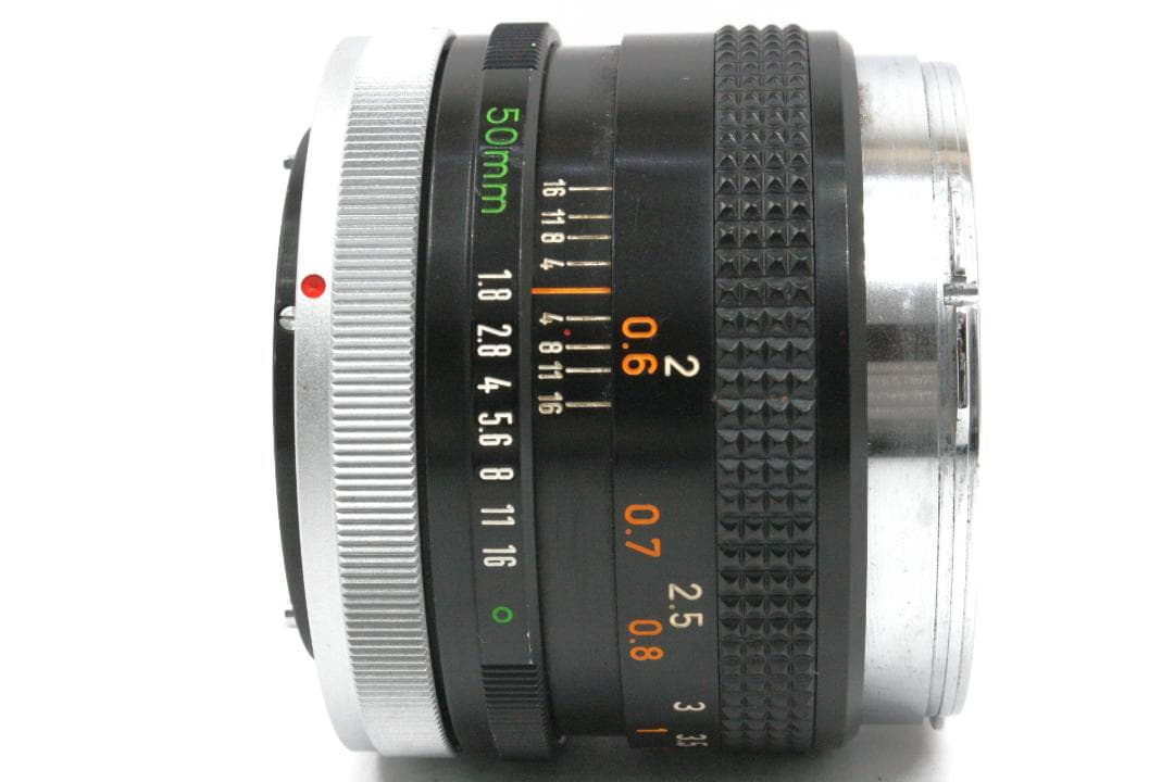 【整備済】 Canon AV-1 黒 FD 50mm F/1.8 付属品有 19
