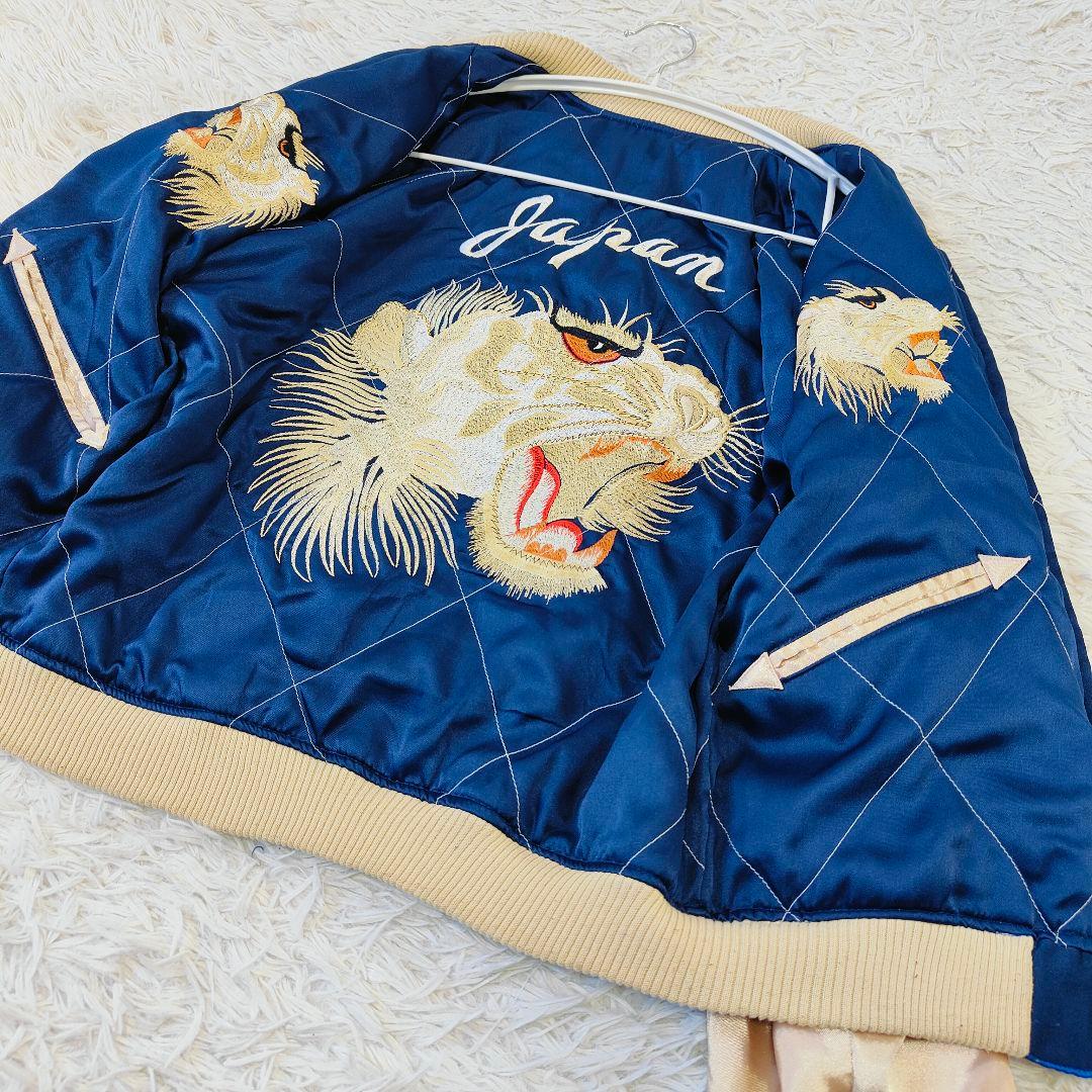 美品タイガー&ドラゴン ジャパン スカジャン リバーシブル M 相当