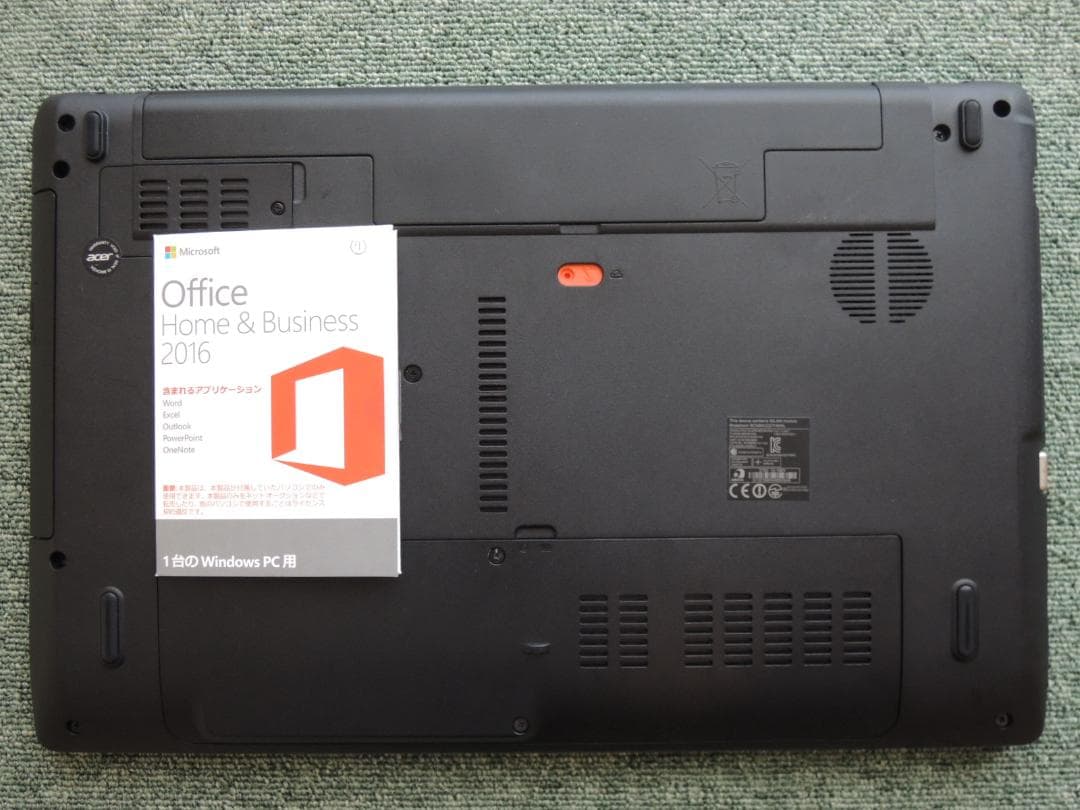 Windowsノート本体 Acer Aspire 5750 SSD Win10 Office2016