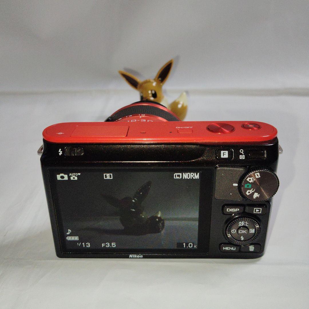 Nikon 1 J2 オレンジ本体＋ レンズ2本セット 10-30mm難あり