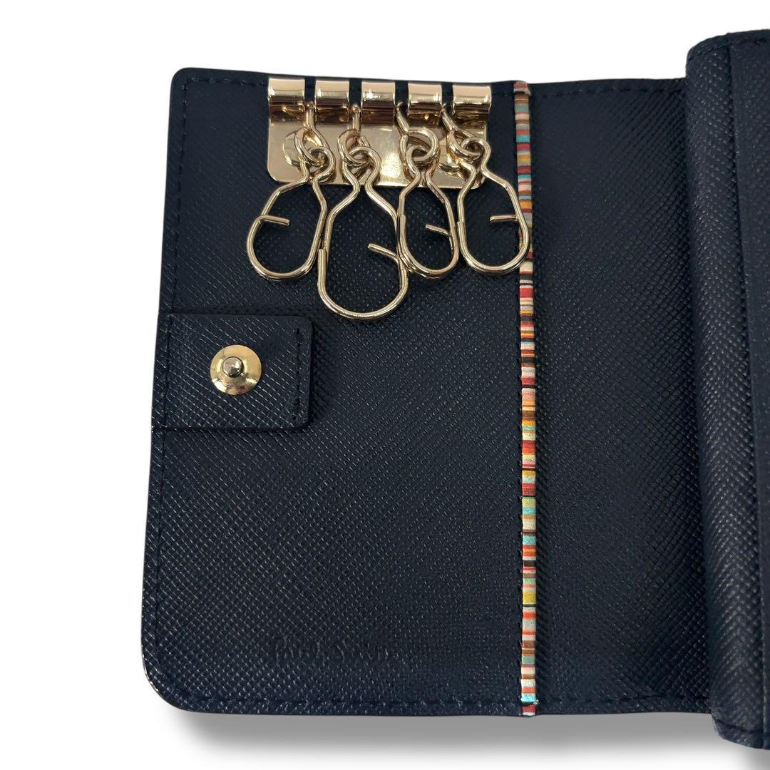 【極美品】Paul Smith 　ポールスミス　キーケース　小銭入れ　Ｌ字ジップ