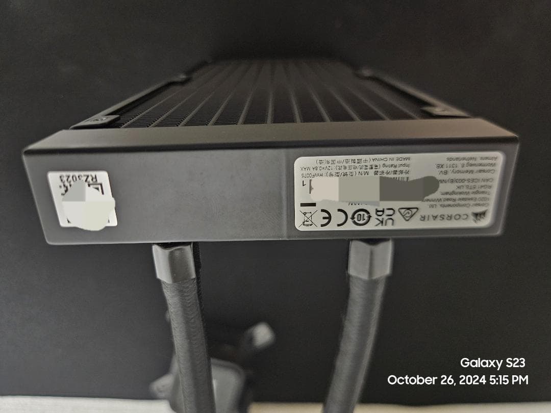 PC用ファン・クーラー Corsair iCUE H100i RGB Elite 240mm