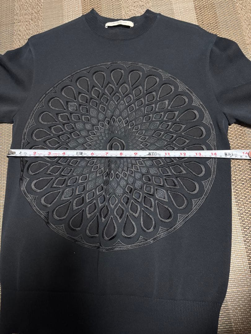 GIVENCHY ジバンシー 17SS ブラックローズニット