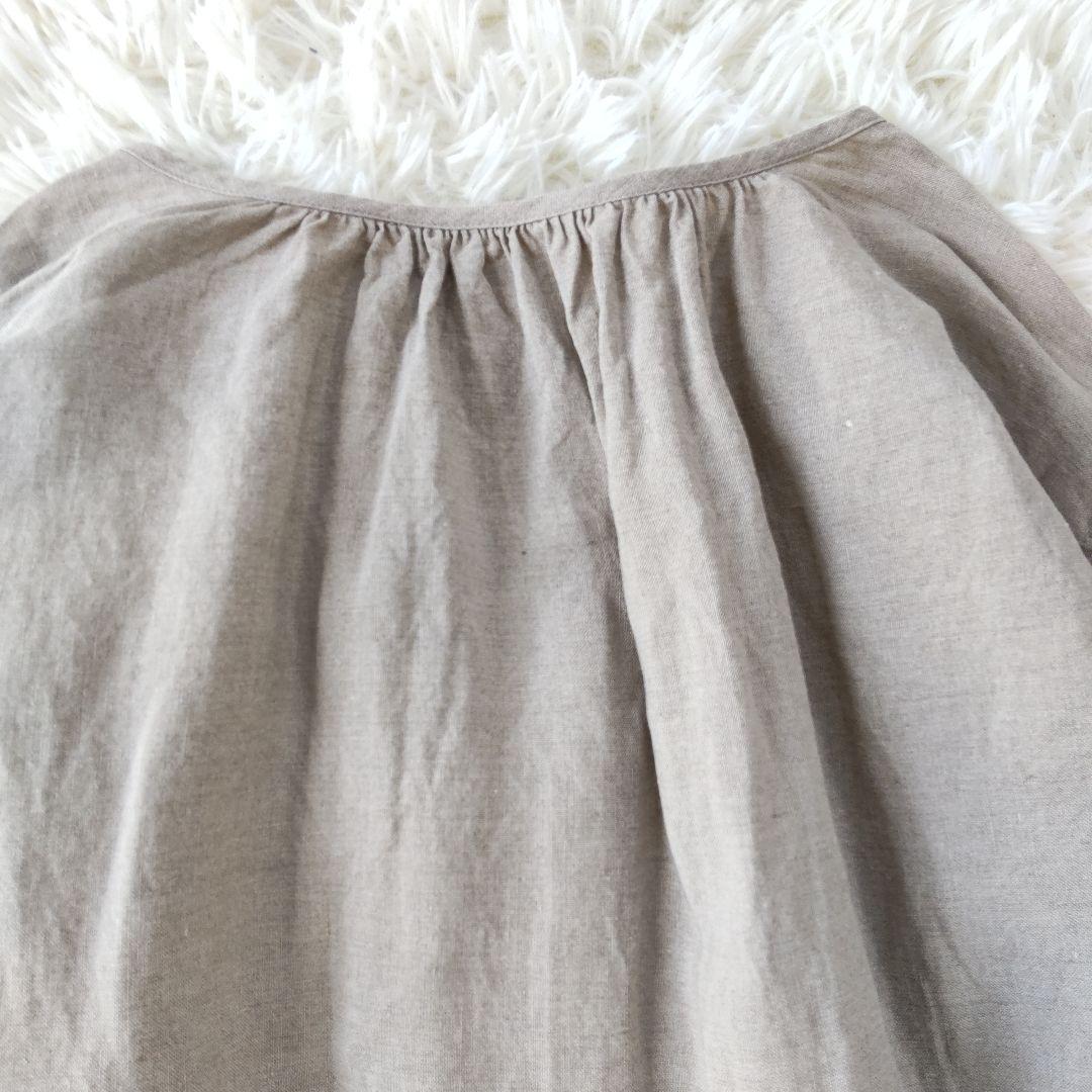 TOUJOURSトゥジュー⿻ヘンリーネックリネンチュニック