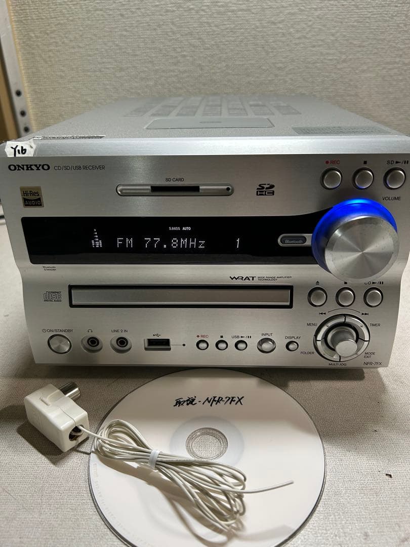 Y16 整備ONKYO NFR-7FX ハイレゾ CD/SD/USBレシーバー