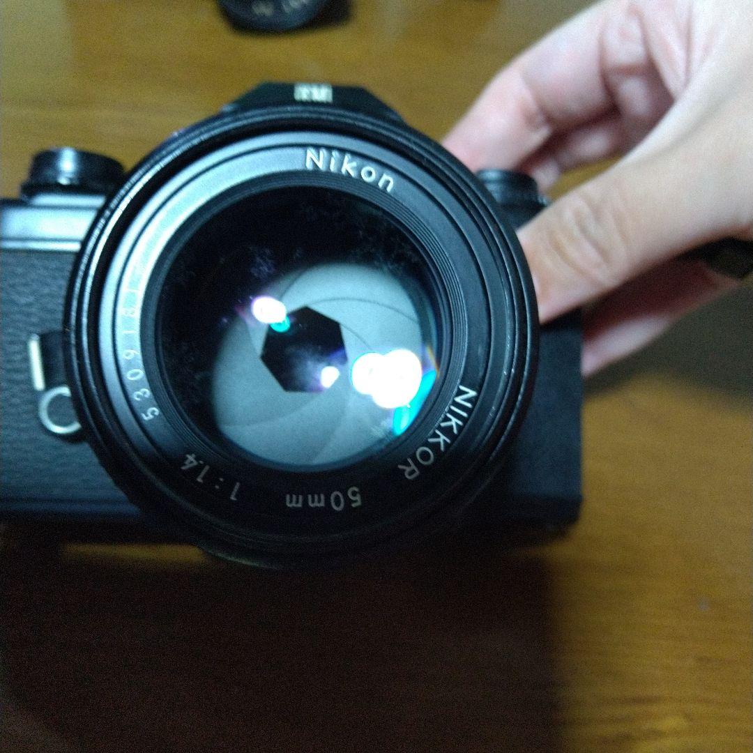 マロンNikon フィルム一眼レフカメラセット　ジャンク品